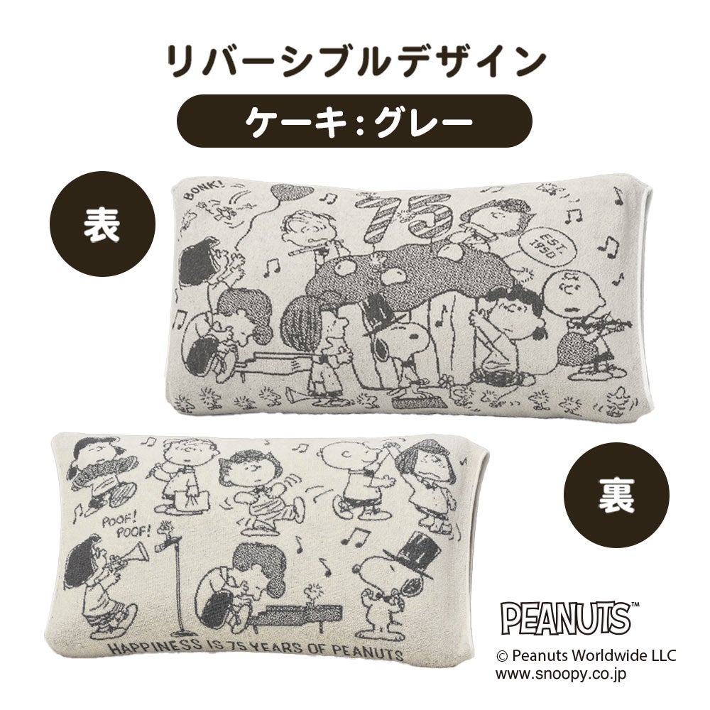 西川のびのびピローケース34×64cm綿98%SNOOPYスヌーピーピーナッツPEANUTSブラウングリーンベージュブルーピローケースパイルタオルPN3662PN3660【2023AW】