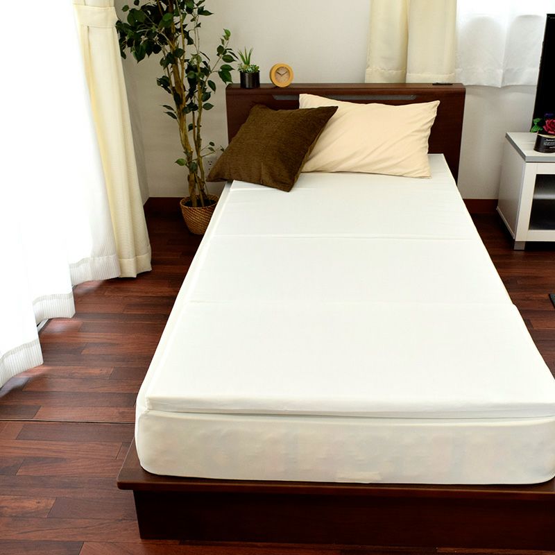 四つ折りマットレス シングル 91×195cm 厚み4cm | ねごこち本舗【公式】