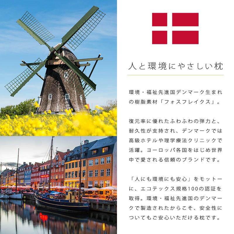 Fossflakes フォスフレイクス まくら スペリオールピロー 35×50cm | ね