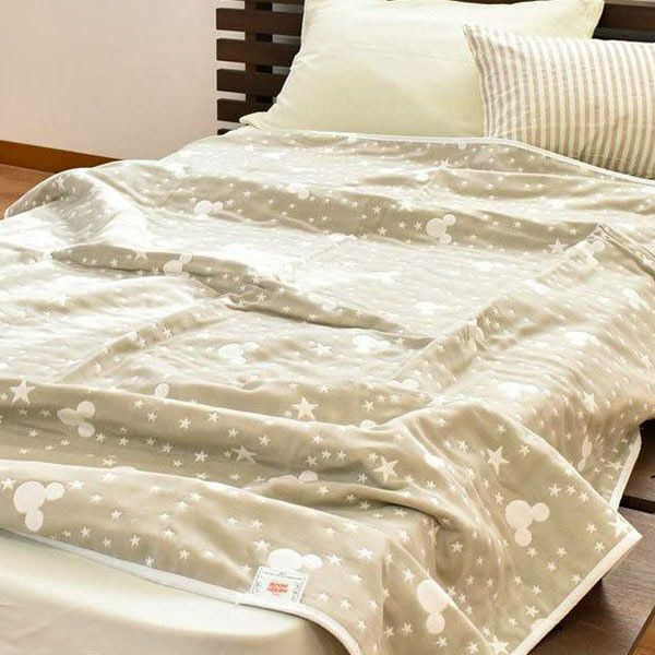 ミッキー×スター 6重ガーゼケット シングル 140×190cm | こだわり安眠