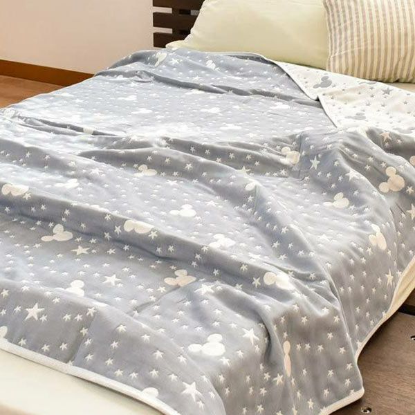 ミッキー×スター 6重ガーゼケット シングル 140×190cm | こだわり安眠