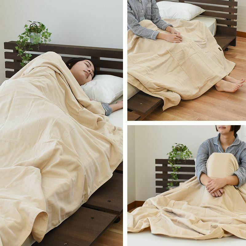 ふわふわシフォン 4重ガーゼケット シングルロング 150×210cm | ね