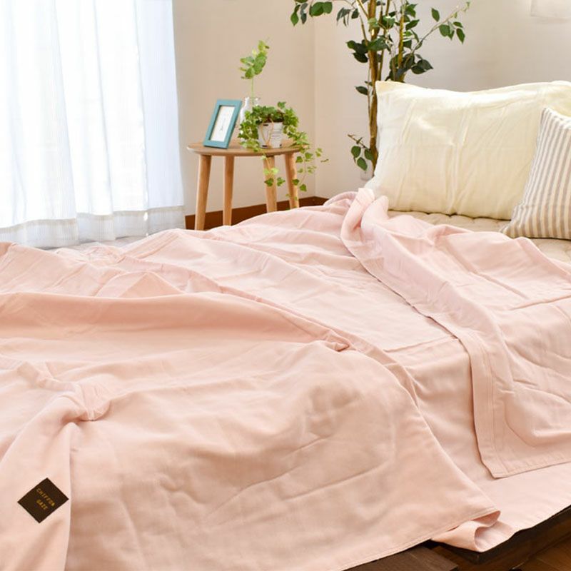 ふわふわシフォン 4重ガーゼケット シングルロング 150×210cm | ね