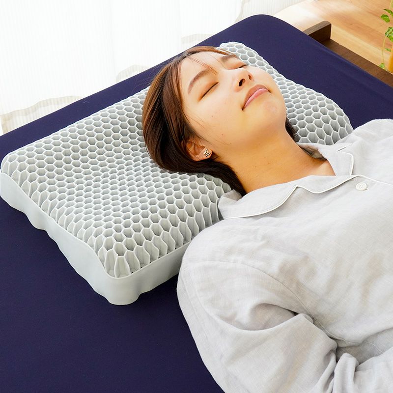 無重力まくら GRAVITY TECH タイプ1 ハニカム構造 54×34cm 高さ8&