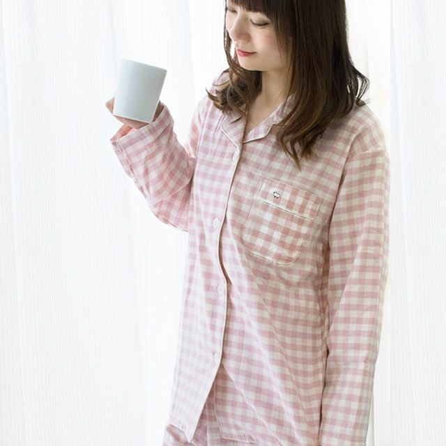今治タオル パジャマ レディース 綿100％ 日本製 ガーゼ×パイル 長袖