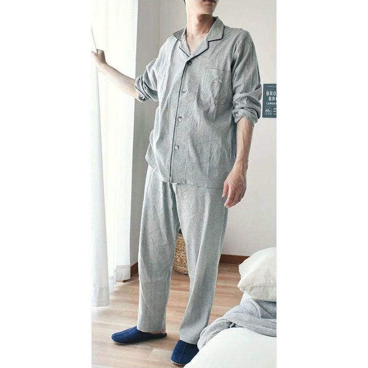 快眠ラボ BIWACOTTON ビワコットン パジャマ メンズ S/M/L/LL | ね