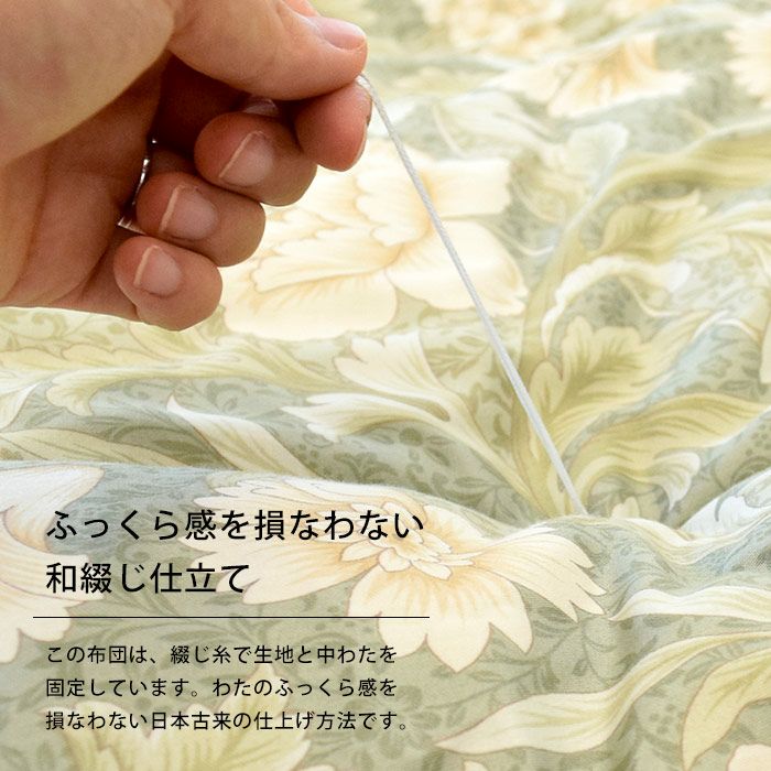 和布団 綿布団 シングル 150×210cm 綿100% スーピマコットン 和綴じ 綿