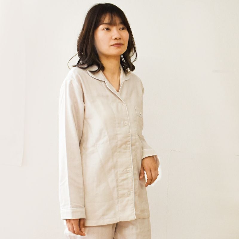 快眠ラボ 雲ごこち 3重ガーゼ パジャマ レディース M L LL | ねごこち
