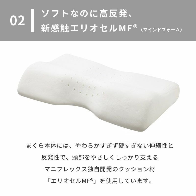 マニフレックス枕 「バイオシェイプピロー」 レギュラータイプ (52×32 マニフレックス枕 「バイオシェイプピロー」 レギュラータイプ (52×32