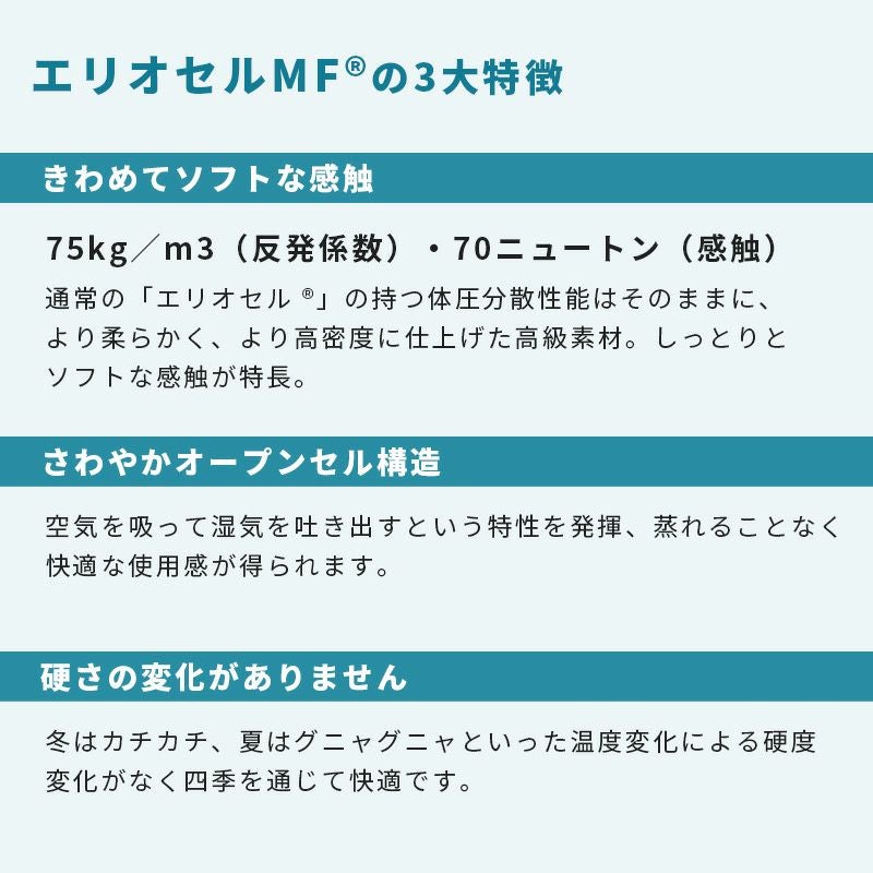 マニフレックス 女優まくら フラットピッコロ 60×34cm 高さ8cm 正規