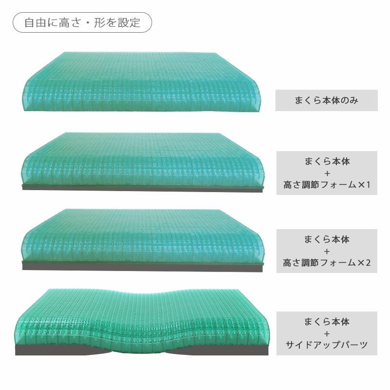正規品】GELTRON Myz α ジェル枕 60×33cm | ねごこち本舗【公式】