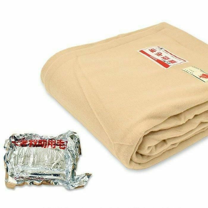 まとめ買い10枚セット】毛布 シングル 真空パック入り燃えにくい 防災