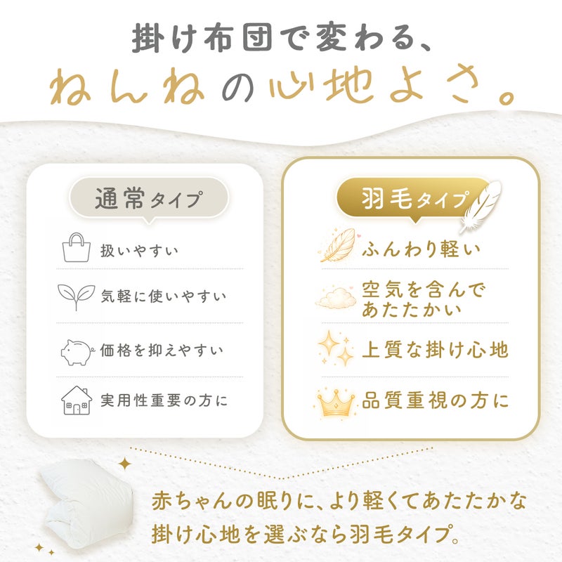 洗える羽毛掛け布団 ダックダウン85% アニマルパーク柄