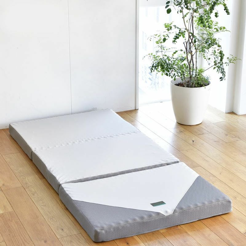 西川 SUYARA 三つ折りマットレス 折りたたみ シングル 97×200cm 厚み