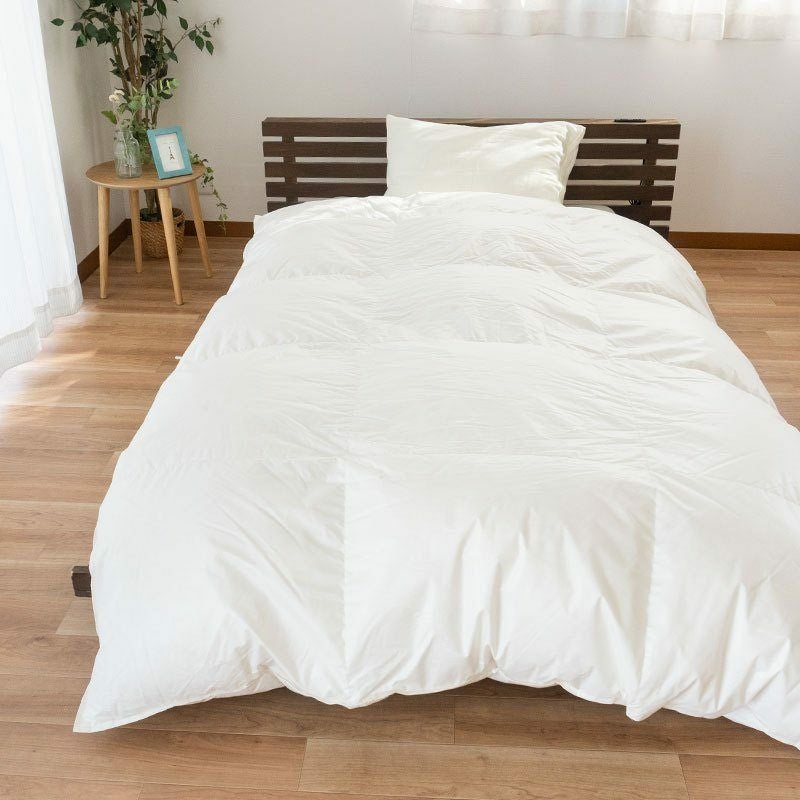 防災 ダウン70% 羽毛布団 ダブルロング 190×210cm | ねごこち本舗【公式】