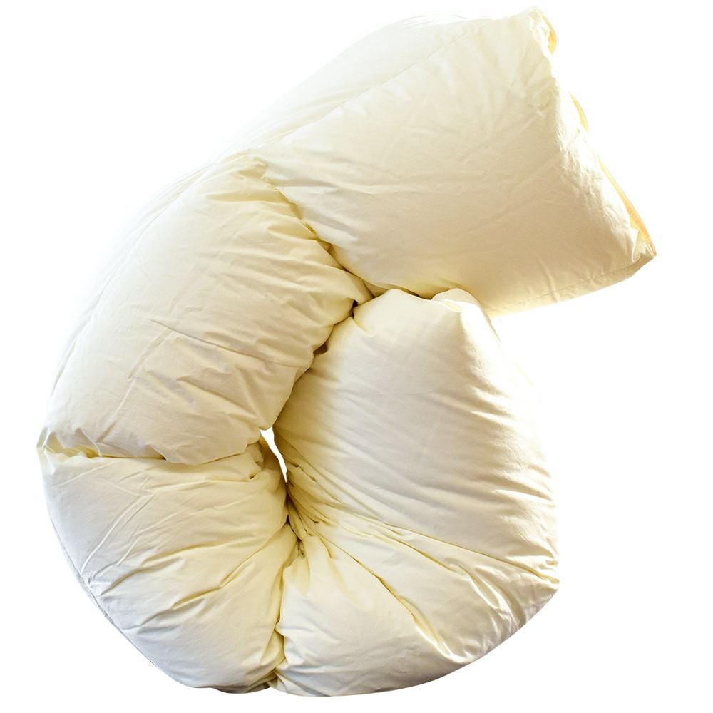 河田フェザー マザーグース 羽毛布団 シングル ダウン95% Srata | ね