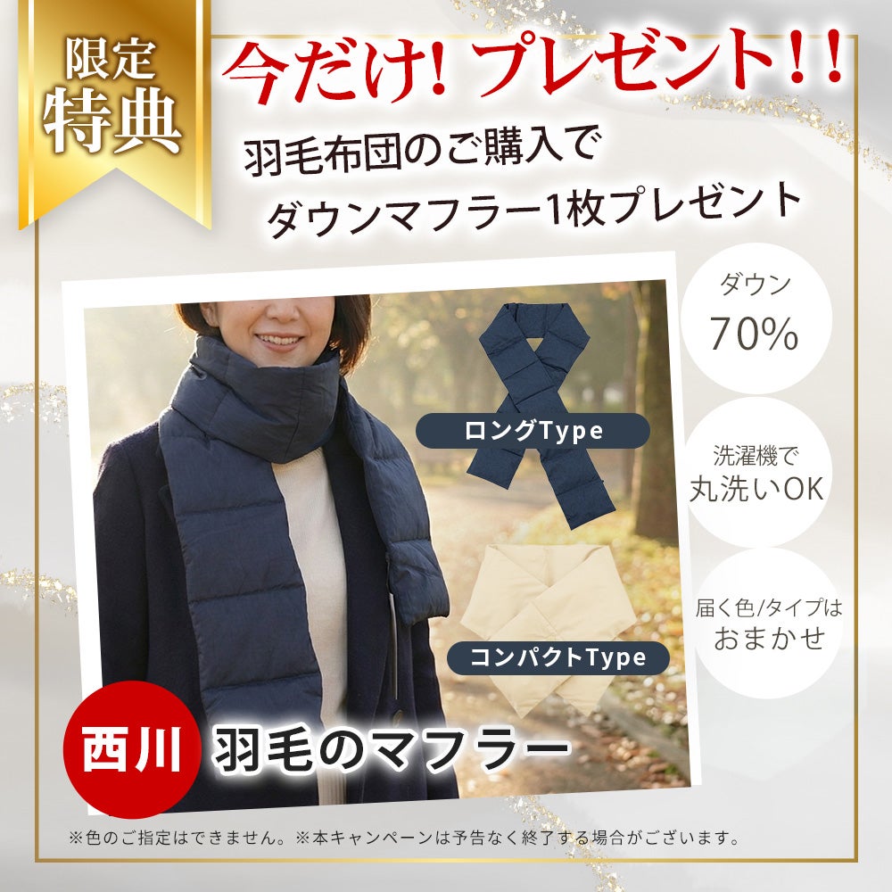 河田フェザー マザーグース 羽毛布団 シングル ダウン95% Srata | 西川
