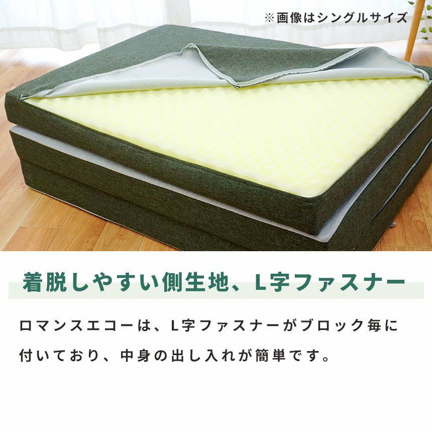 ロマンス小杉 マットレス ダブル 140×205×厚み9cm ロマンスエコー | ね