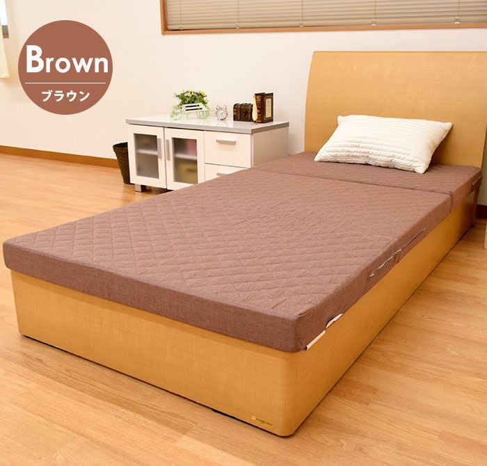 完売】ブリヂストン 超高硬度 バランス三つ折りマットレス (シングル