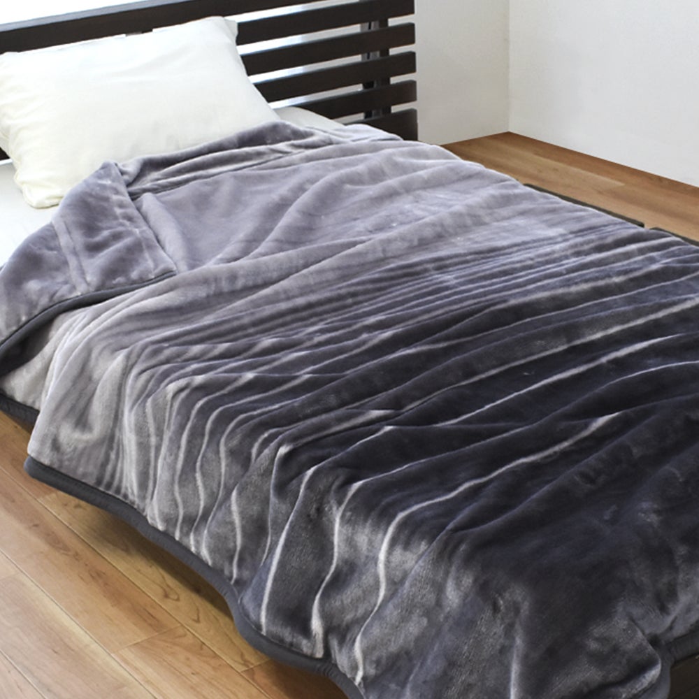 西川 毛布 シングル 2枚合わせ 洗える 暖かい 軽い ブランケット 140