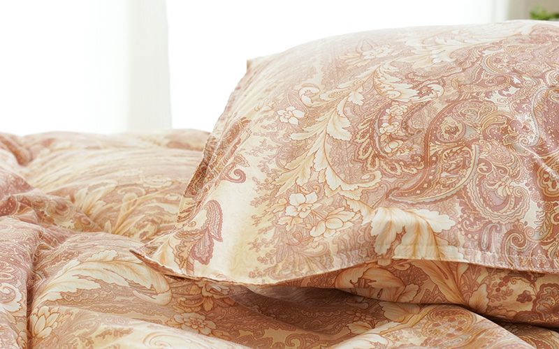 京都羽毛 カナダ産 ホワイトダックダウン95% 羽毛布団 シングルロング