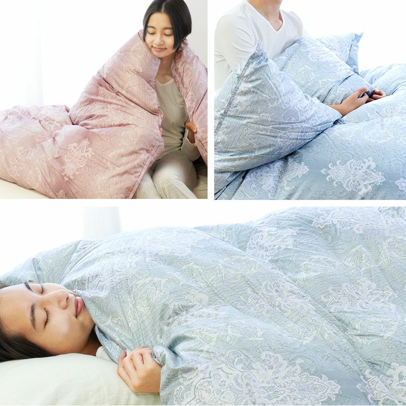 京都羽毛 カナダ産 マザーグース ダウン95% 羽毛布団 シングルロング