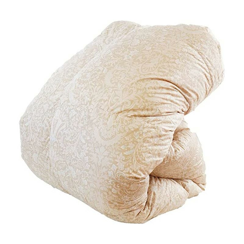 京都羽毛 竹 カナダコロニアル マザーグースダウン95% 羽毛布団 ダブル