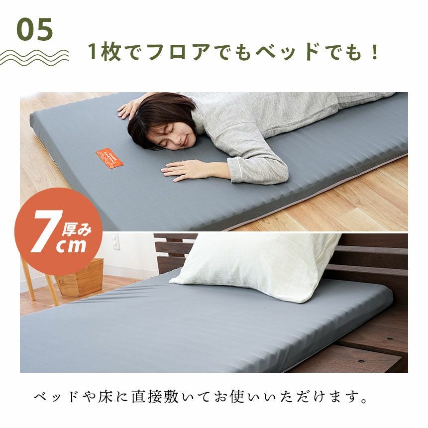 西川 マットレス 高反発 WAVE 丸巻きタイプ シングル 97×195cm | ね