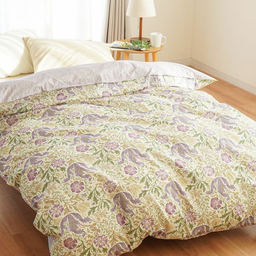 西川 ウィリアム・モリス 掛け布団カバー シングル 日本製 綿100