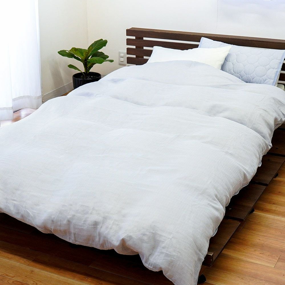 西川 2重ガーゼ 掛け布団カバー シングルロング 150×210cm | ねごこち