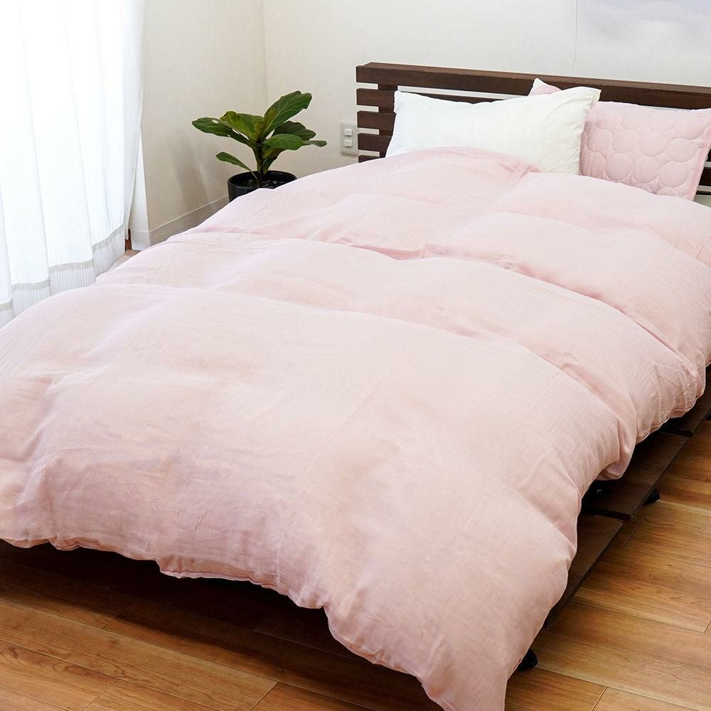 西川 2重ガーゼ 掛け布団カバー シングルロング 150×210cm | ねごこち