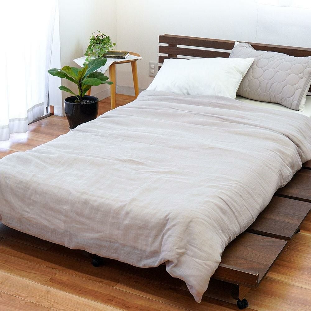 西川 2重ガーゼ 肌掛け布団カバー シングル 140×190cm | ねごこち本舗