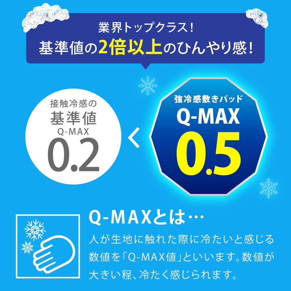 西川 Q-MAX0.5 接触冷感 敷きパッド