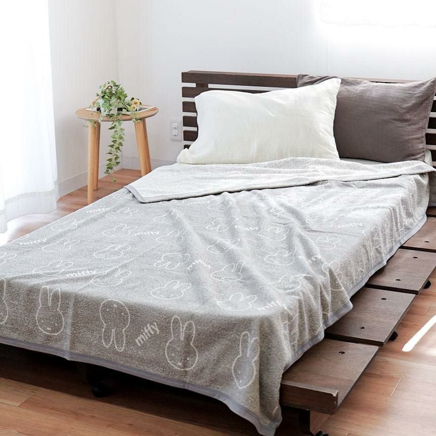 西川 ミッフィー タオルケット シングル 140×200cm DB3201TF | ね