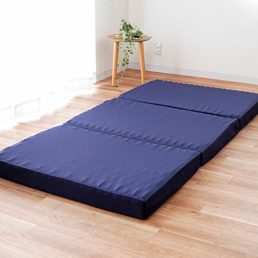 完売】昭和西川 ラクシーン デラックス 三つ折りマットレス シングル