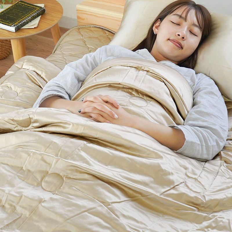 肌に優しい シルク 肌掛け布団 シングルロング 150×210cm | ねごこち