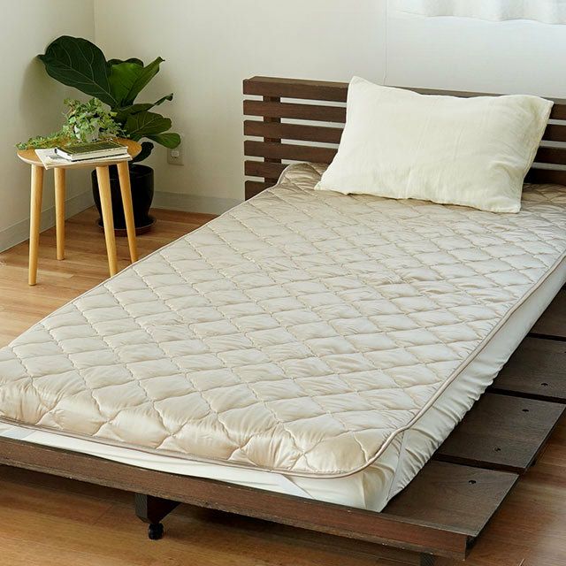 肌に優しい シルク 敷きパッド シングル 100×205cm | ねごこち本舗【公式】