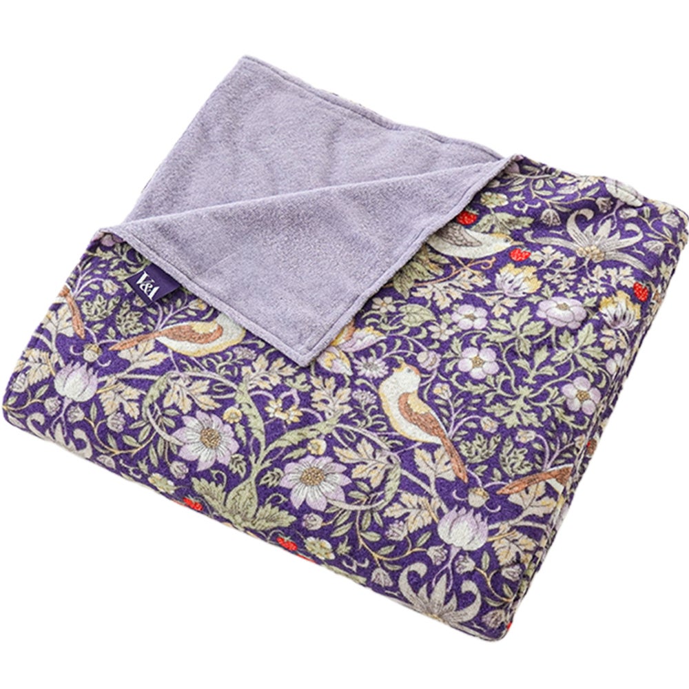 ロマンス小杉 いちご泥棒 暖か掛け布団カバー シングル ブルー