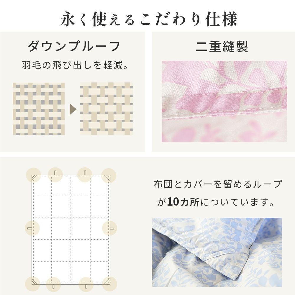 西川 羽毛布団 グース ダウン90% シングル 日本製 圧縮 150×210cm | ね