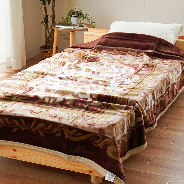 西川 泉大津産 アクリル100% ニューマイヤー毛布 シングル 140×200cm