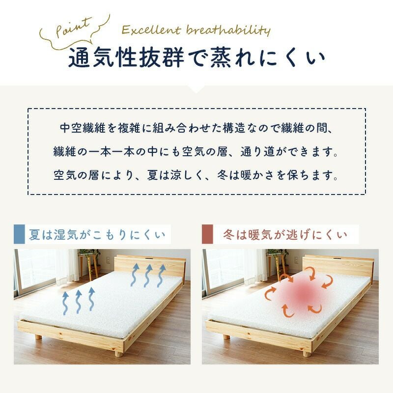3Dエアフォース 洗える 三つ折り マットレス 折りたたみ シングル 3