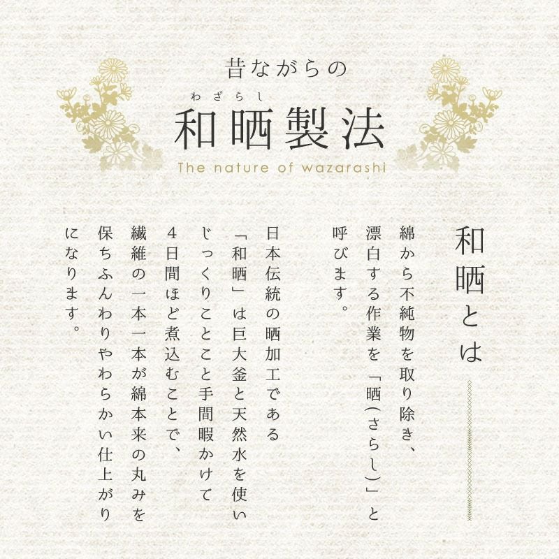 昔ながらの和晒製法
