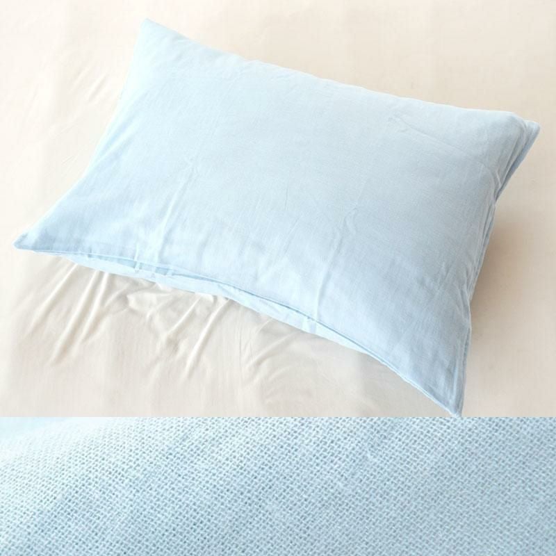 メール便】ととのゑ 和晒 2重ガーゼ 枕カバー 43×63cm用