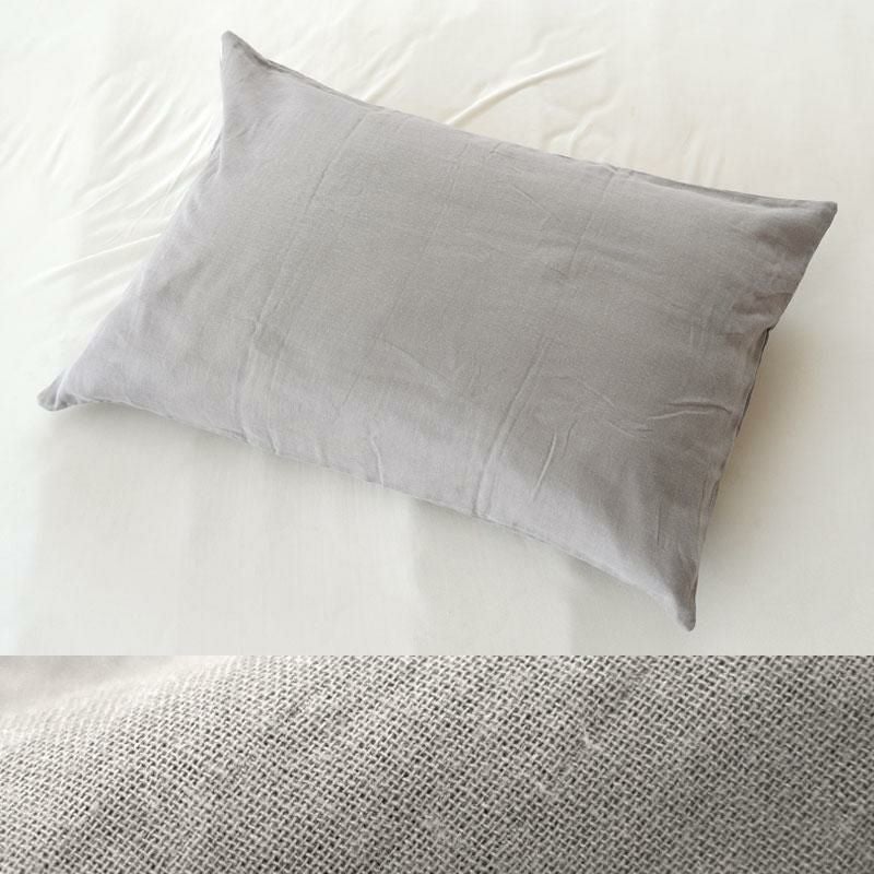 Kashwere ラグジュアリー枕カバー グレー メール便】ととのゑ 和晒 2重ガーゼ 枕カバー 43×63cm用