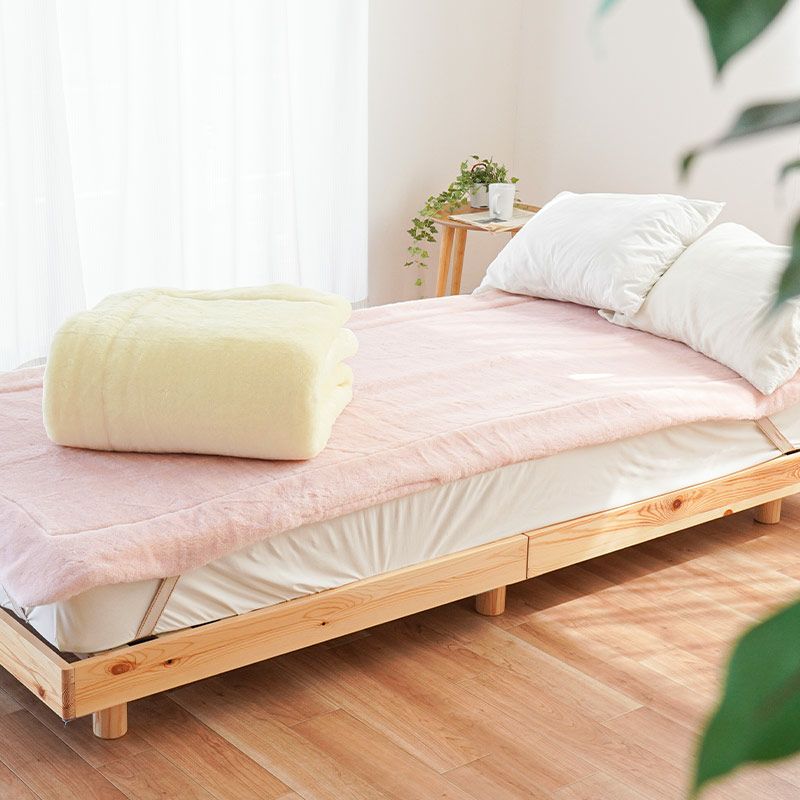 ロマンス小杉 ウール 敷きパッド 毛羽ウール100% 洗える 手洗い