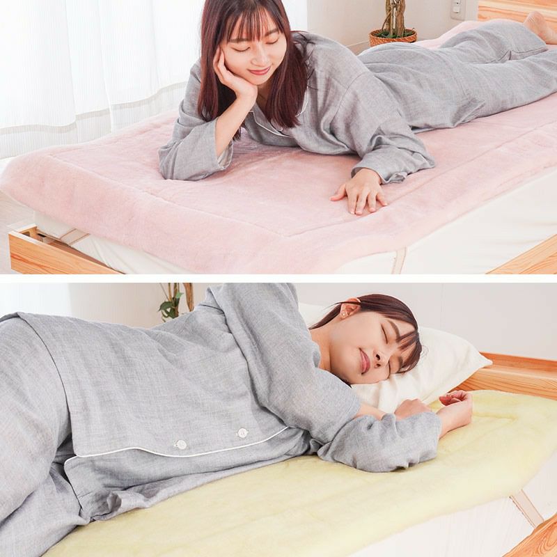 ロマンス小杉 ウール 敷きパッド 毛羽ウール100% 洗える 手洗い