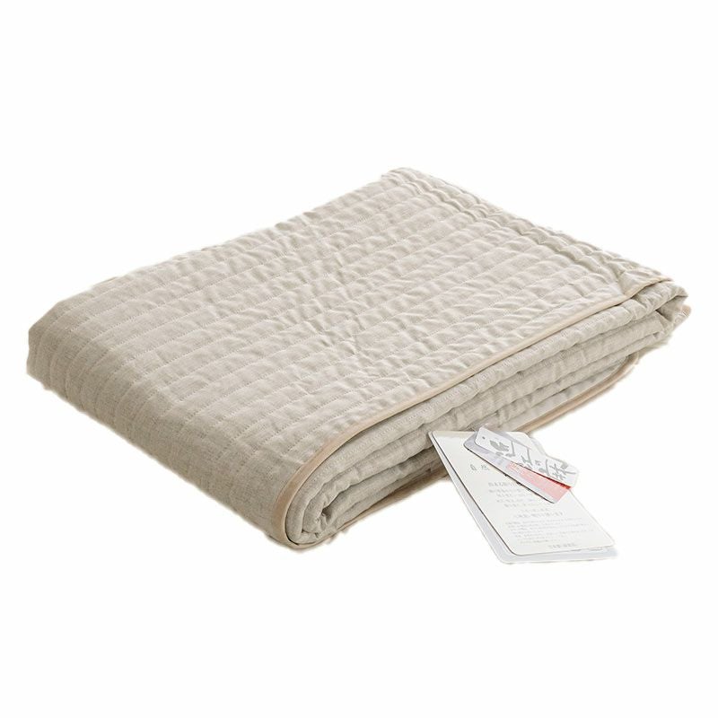 近江麻 表生地 麻100％ 裏生地 綿100％ 敷きパッド シングル