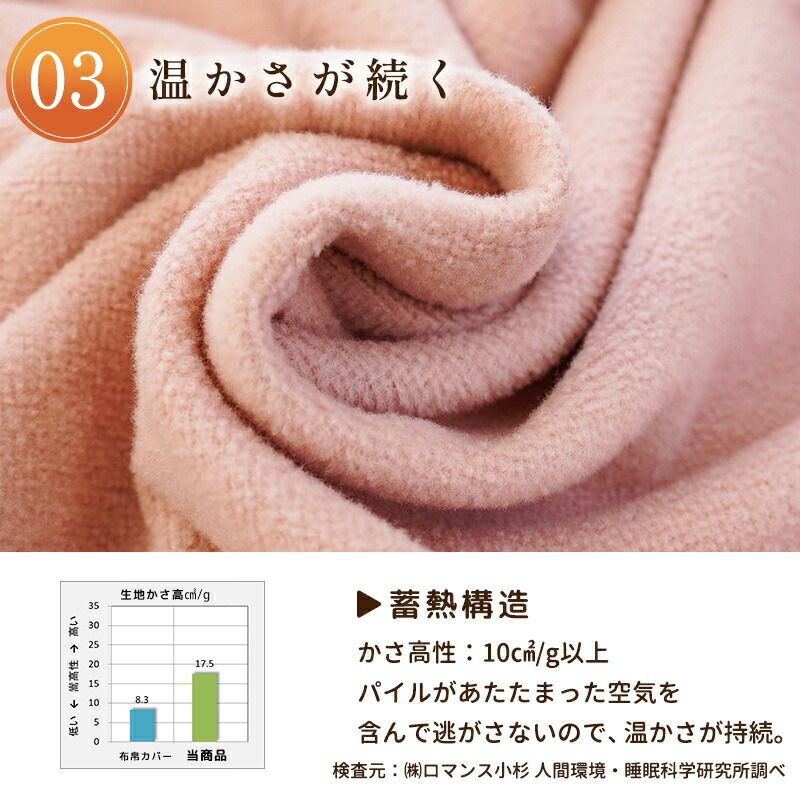 掛けふとんカバー ロマンス小杉 日本製 花柄 あったか シングル 150