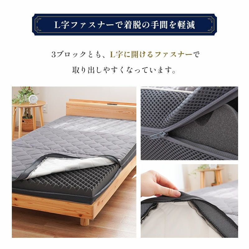 心が安らぐ眠りを ハニカムシート入り 高反発 マットレス ハード（硬め