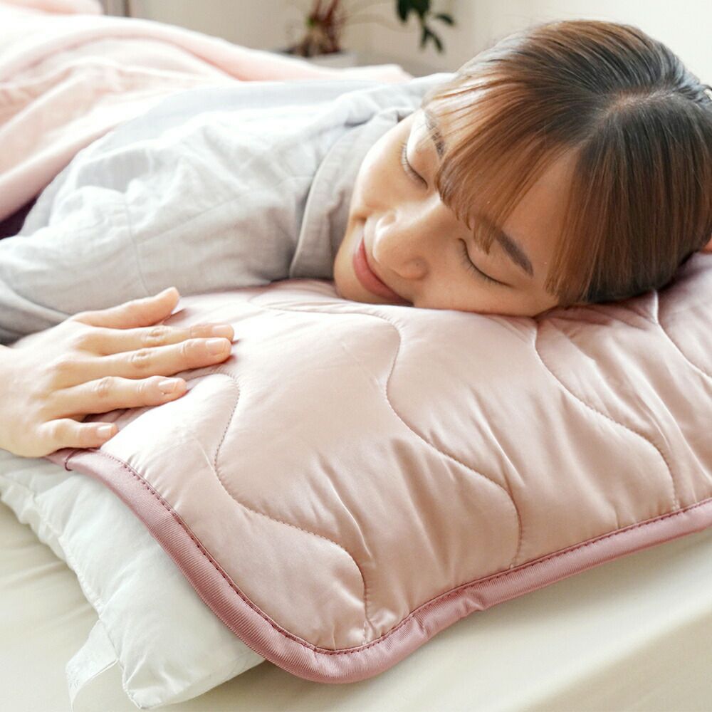 シルク 枕パッド 日本製 45×50 シルクサテン | ねごこち本舗【公式】